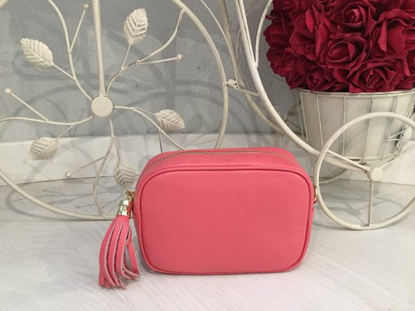 Bolso color rosa para personalizar con iniciales en Laredo